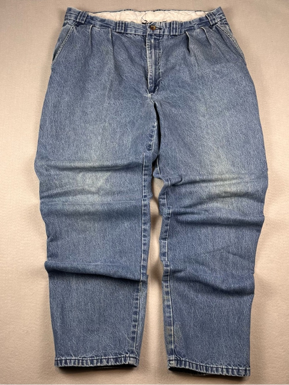 Vintage Duck Head Men's Relaxed Denim Jeans in Faded Blue